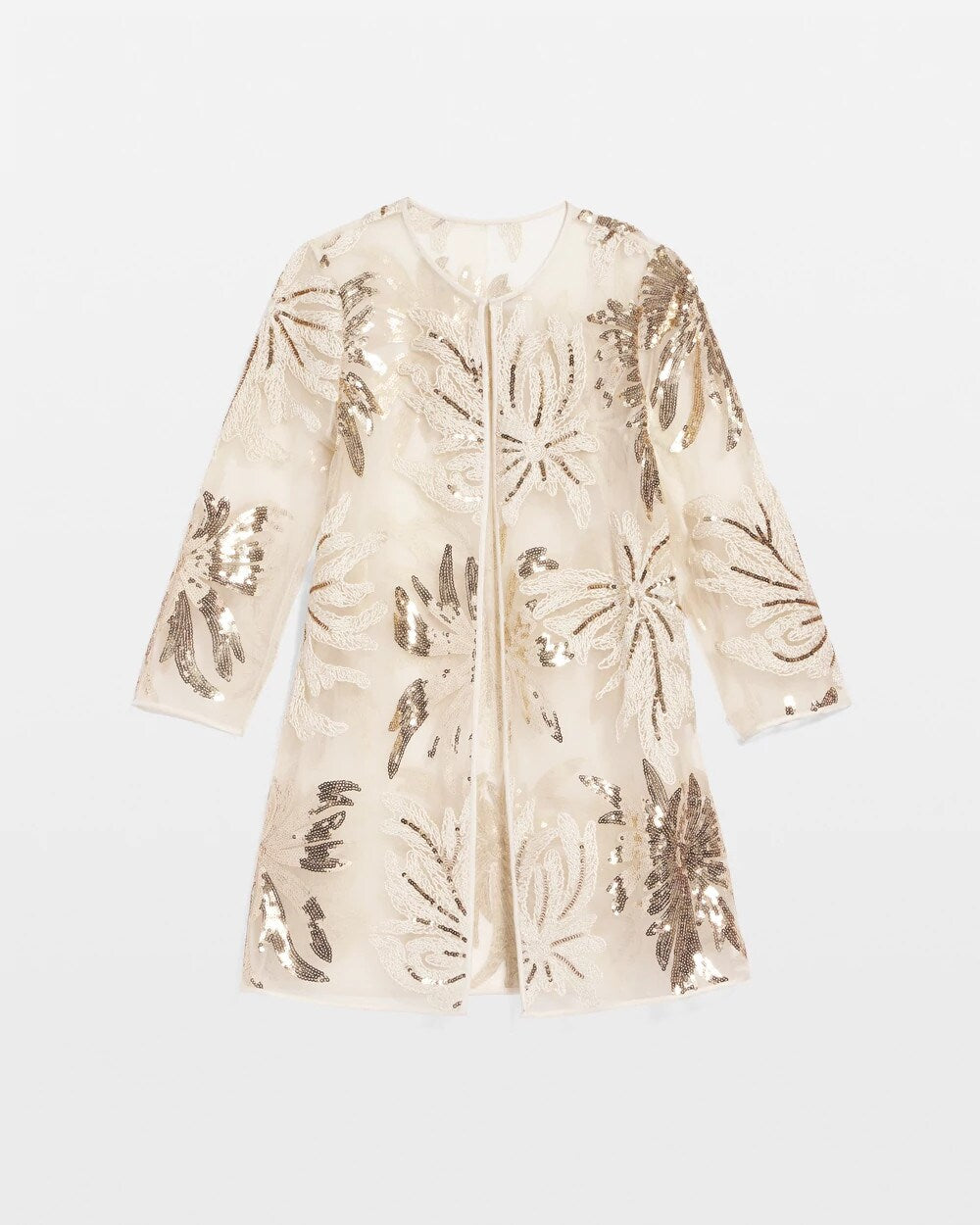 Chico's Special Offer | Travelers™ Collection Sequin-Mesh Jacket
