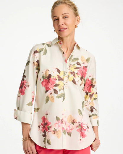 Chico's Popular | No Iron™ Printed Stretch Shirt