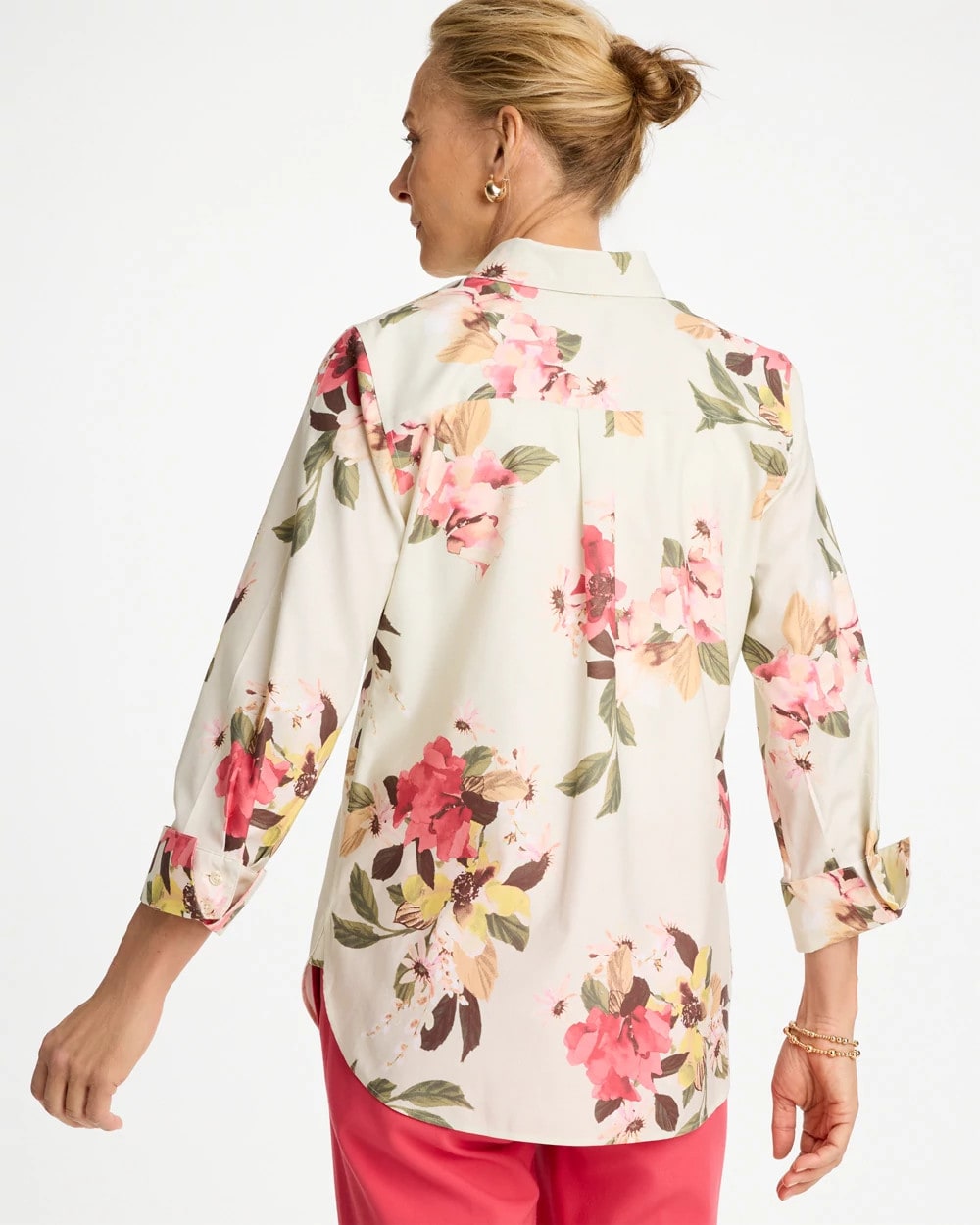 Chico's Popular | No Iron™ Printed Stretch Shirt