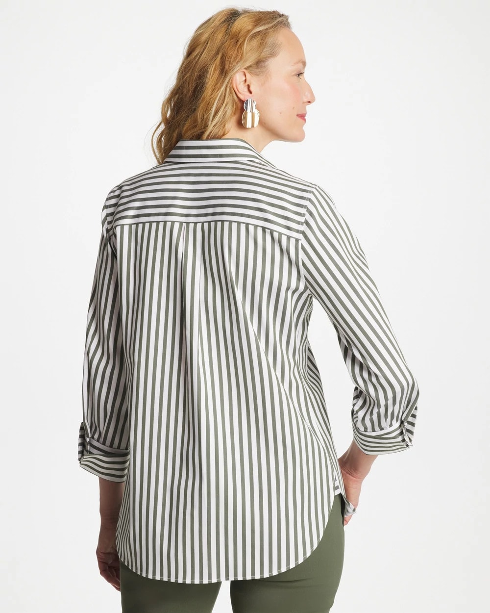 Chico's Featured | No Iron™ Stretch Striped Shirt