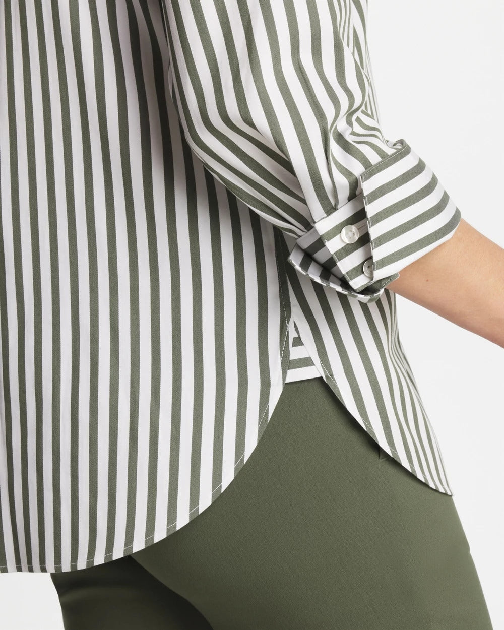 Chico's Featured | No Iron™ Stretch Striped Shirt