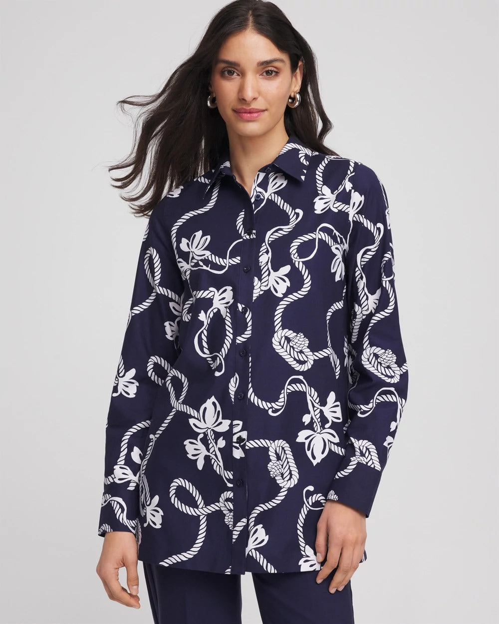 Chico's Best Seller | No Iron™ Rope Print Tunic