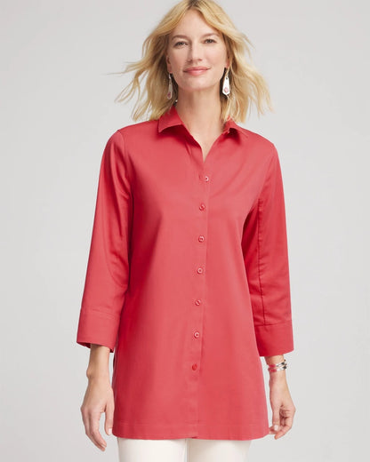 Chico's Premium | No Iron™ Classic Button Down Tunic