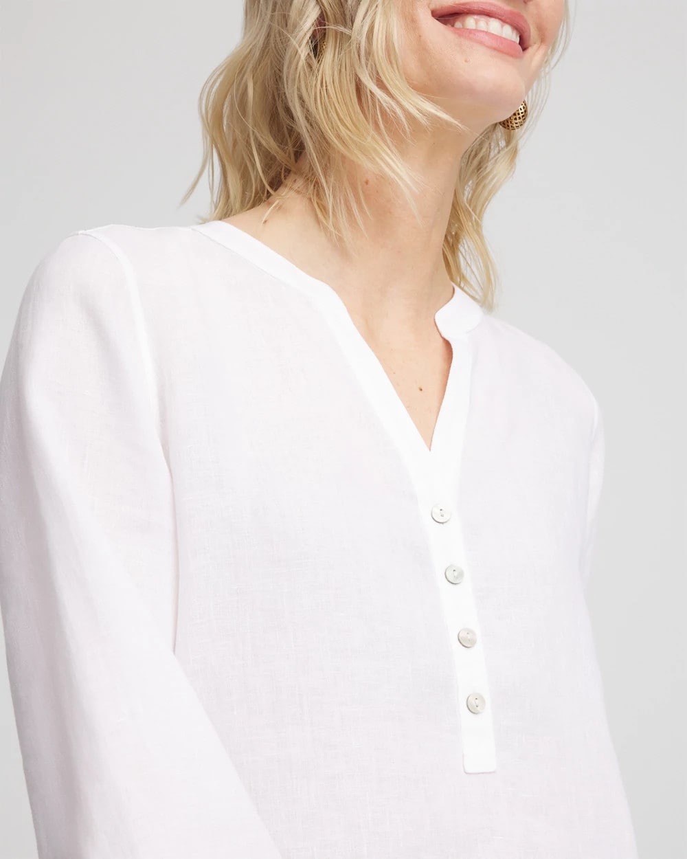 Chico's Signature | No Iron™ Linen Tunic