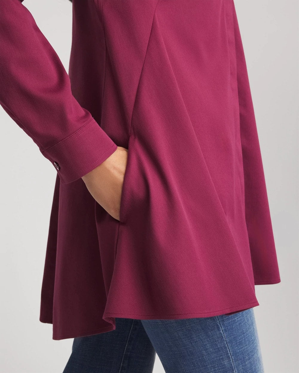 Chico's Trusted | No Iron™ Pocketed Tunic