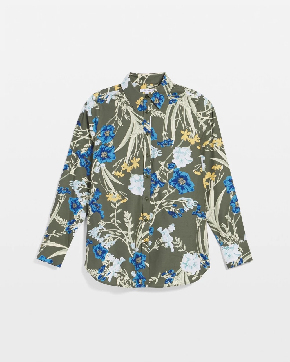 Chico's Trending | No Iron™ Printed Sateen Shirt