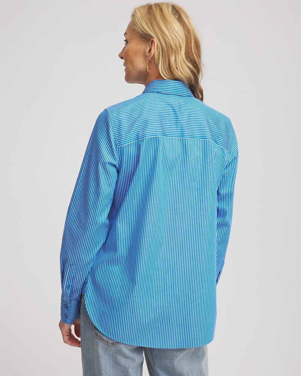 Chico's Smart Buy | No Iron™ Classic Striped Shirt