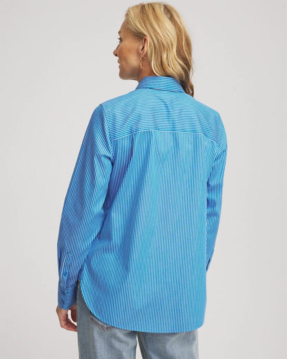 Chico's Smart Buy | No Iron™ Classic Striped Shirt