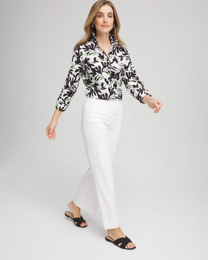 Chico's Value | No Iron™ Abstract Floral Shirt