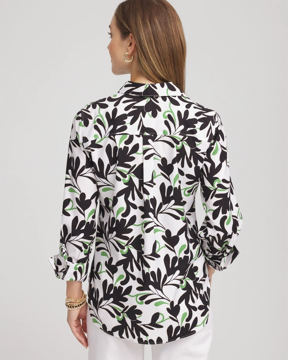 Chico's Value | No Iron™ Abstract Floral Shirt