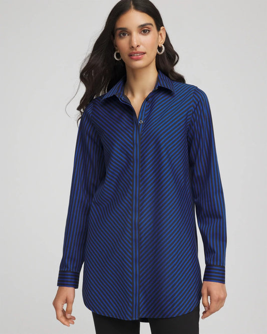 Chico's Special Offer | No Iron™ Slimming Striped Tunic