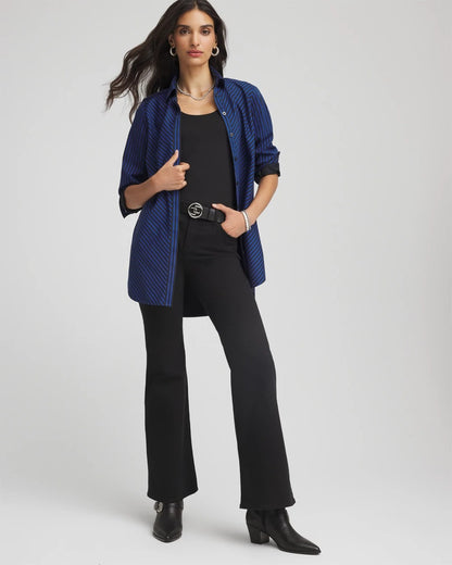 Chico's Special Offer | No Iron™ Slimming Striped Tunic