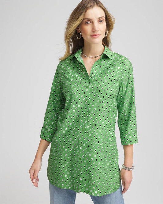 Chico's Customer Favorite | No Iron™ Geo-Print Tunic