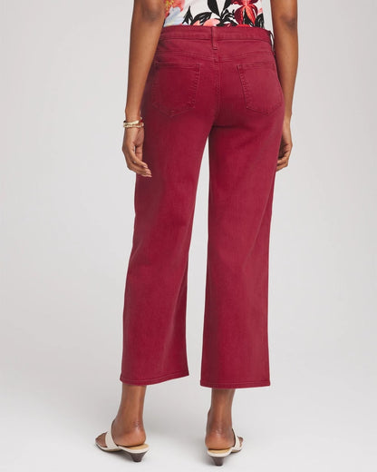 Chico's Hot Sale | Girlfriend Wide-Leg Crop Jean