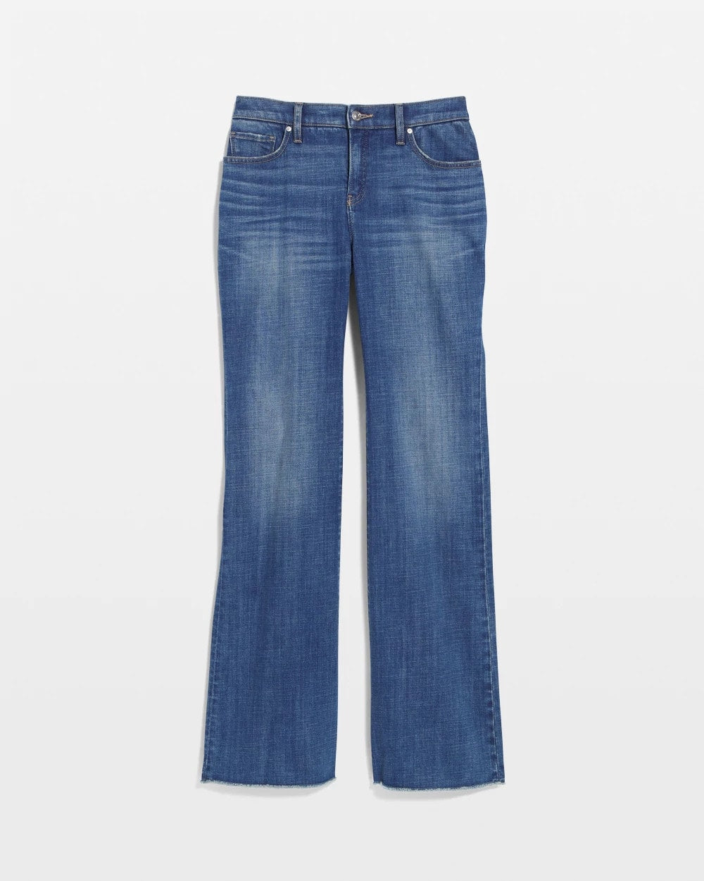 Chico's Quality | Girlfriend Frayed Flared Jeans