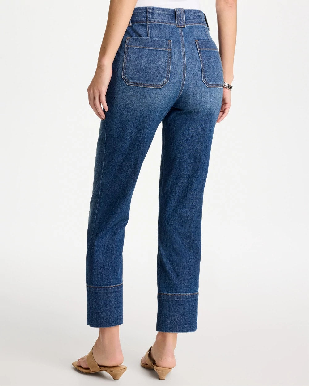 Chico's Exclusive | Straight Utility Crop Jean