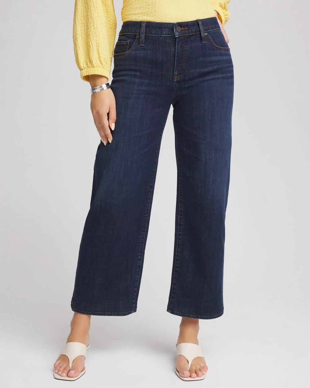 Chico's Featured | Girlfriend Wide-Leg Cropped Jean