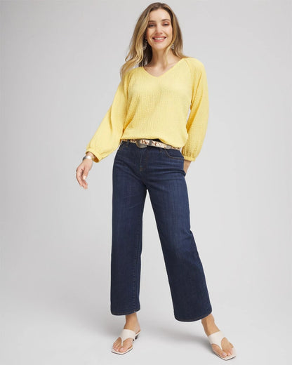 Chico's Featured | Girlfriend Wide-Leg Cropped Jean