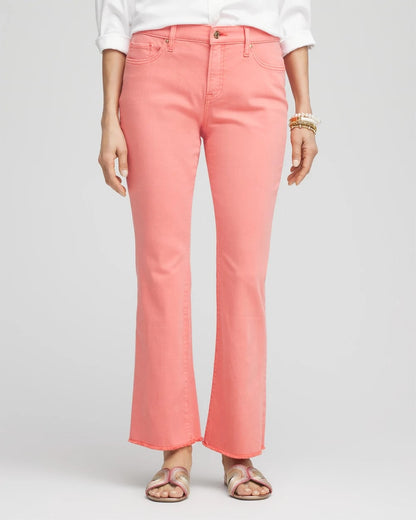 Chico's Great Value | Girlfriend Fray Hem Kick Flare Jeans