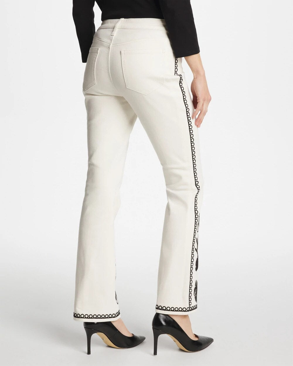 Chico's Customer Favorite | Ginkgo Girlfriend Cropped Flared Jeans