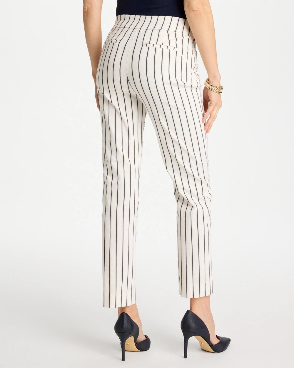 Chico's Trusted | Pinstriped Brigitte™ Slim Ankle Pants