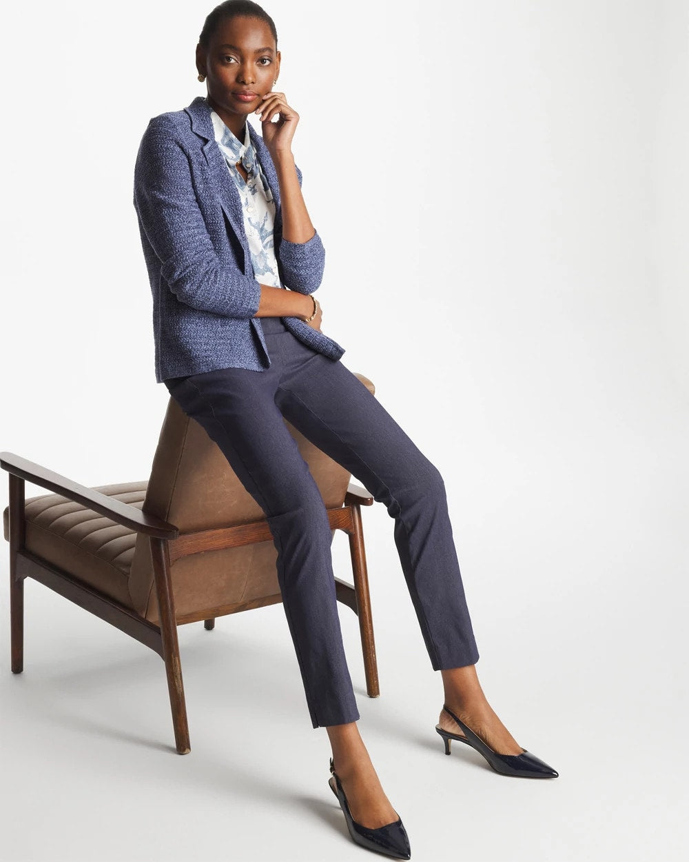 Chico's Signature | Indigo Brigitte™ Slim Pull-On Ankle Pants
