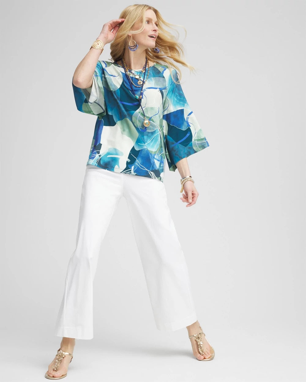 Chico's Classic | Brigitte™ Wide-Leg Cropped Pants