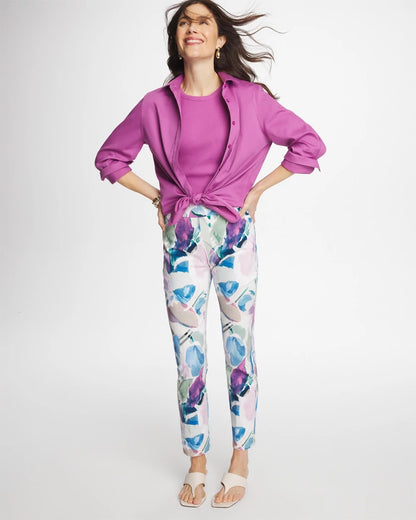 Chico's Hot Sale | Blur Geo Brigitte™ Slim Ankle Pants
