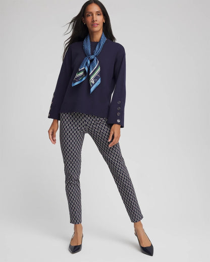Chico's Smart Buy | Brigitte™ Chain Connection Slim Ankle Pants