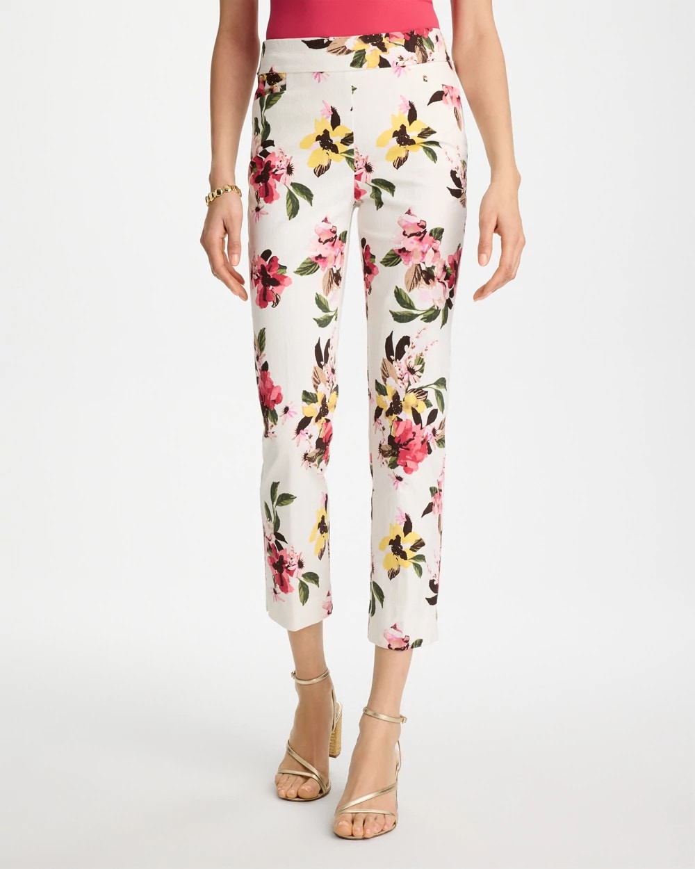 Chico's Recommended | Brigitte™ Slim Mari Bloom Crop