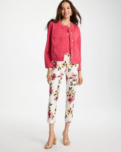 Chico's Recommended | Brigitte™ Slim Mari Bloom Crop