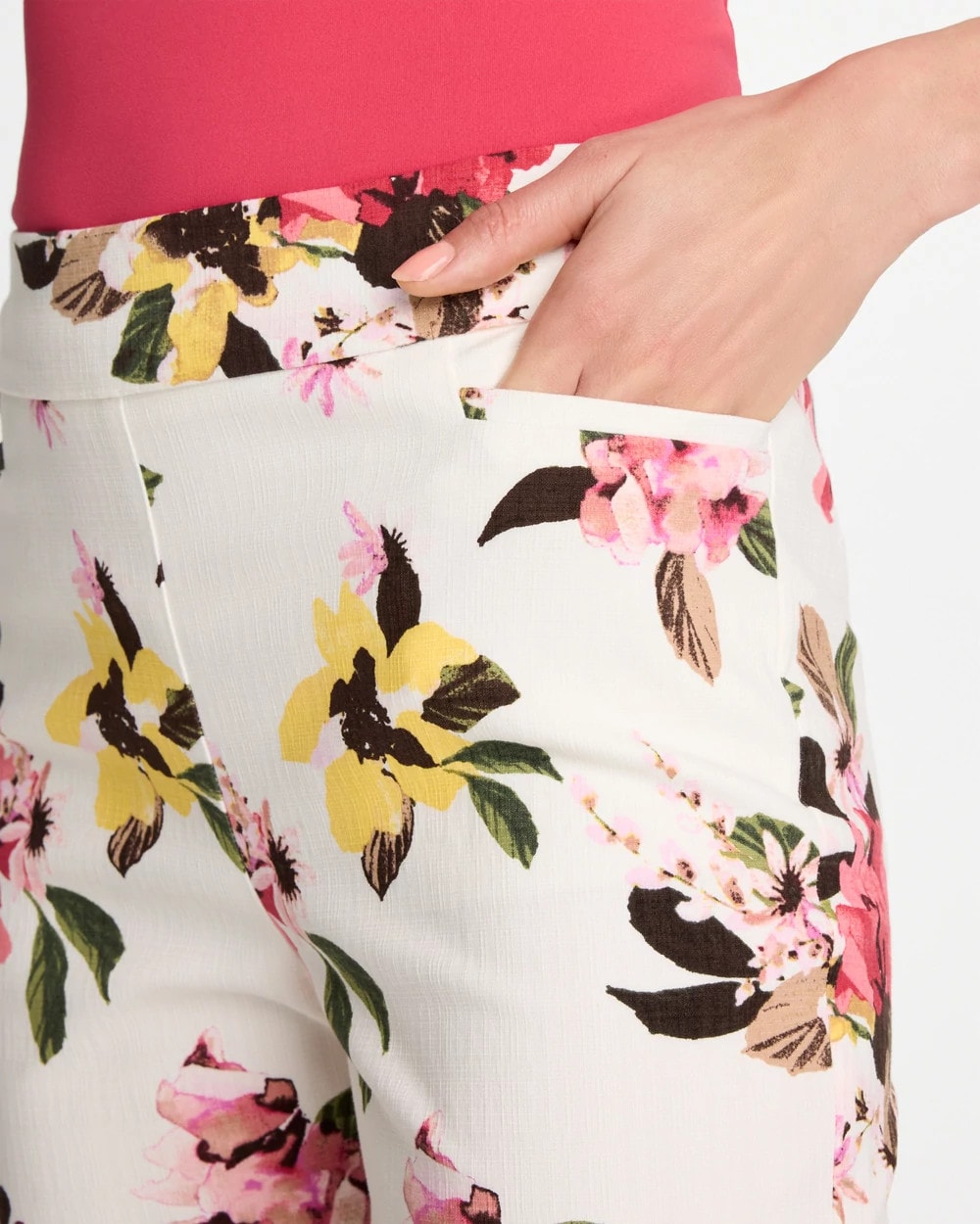 Chico's Recommended | Brigitte™ Slim Mari Bloom Crop