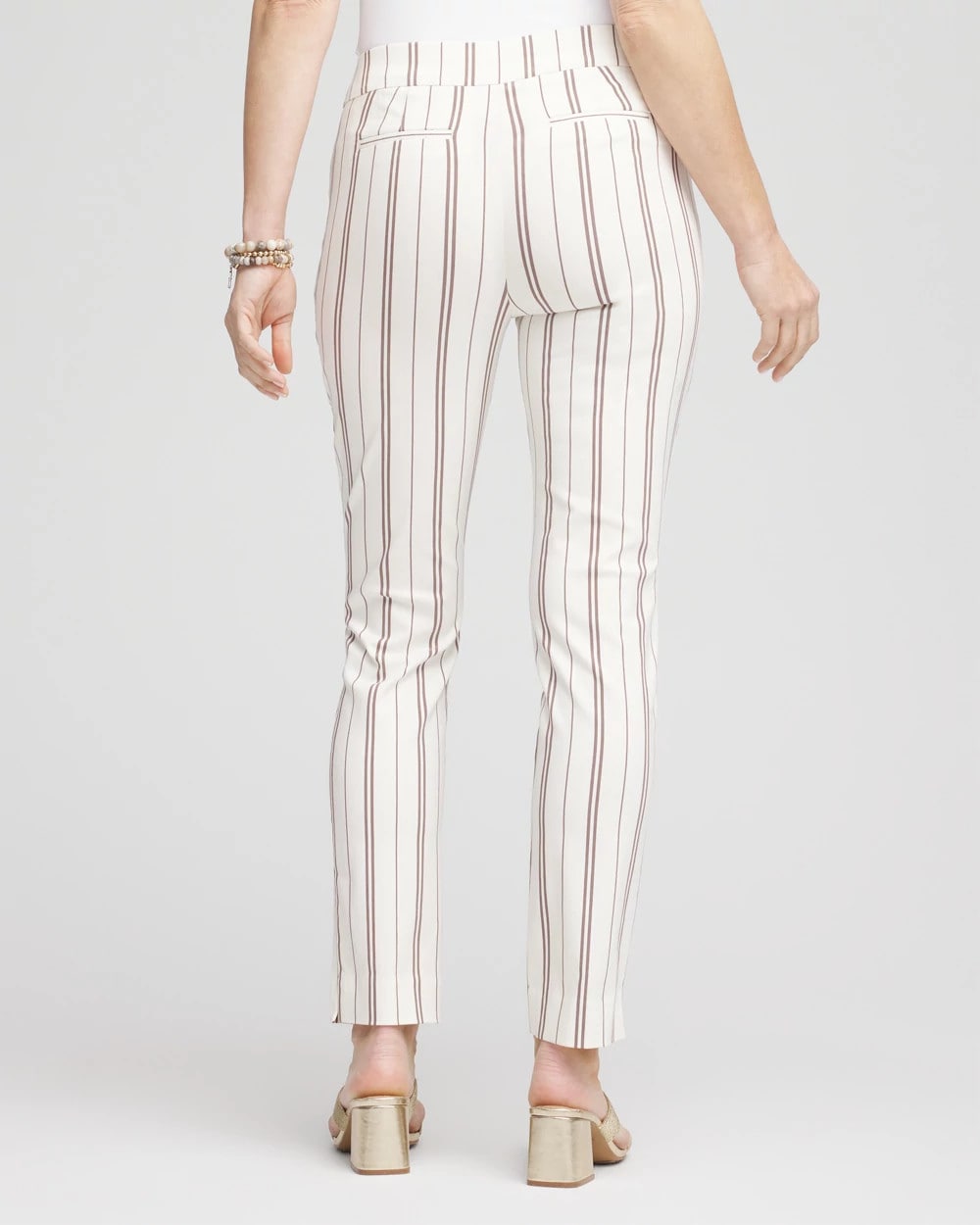 Chico's Essential | Petite Brigitte™ Striped Ankle Pants