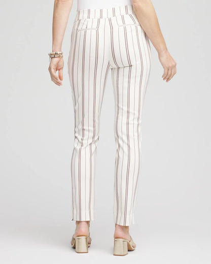 Chico's Essential | Petite Brigitte™ Striped Ankle Pants