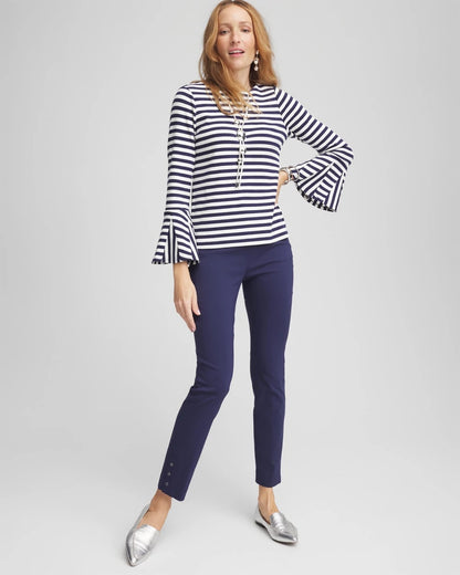 Chico's Best Price | Brigitte™ Pull-On Slim Rivet Ankle Pants