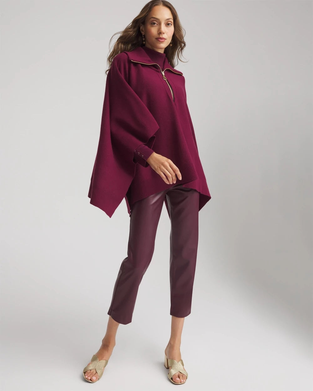 Chico's Best Price | Faux Leather Brigitte™ Pull-On Cropped Pants