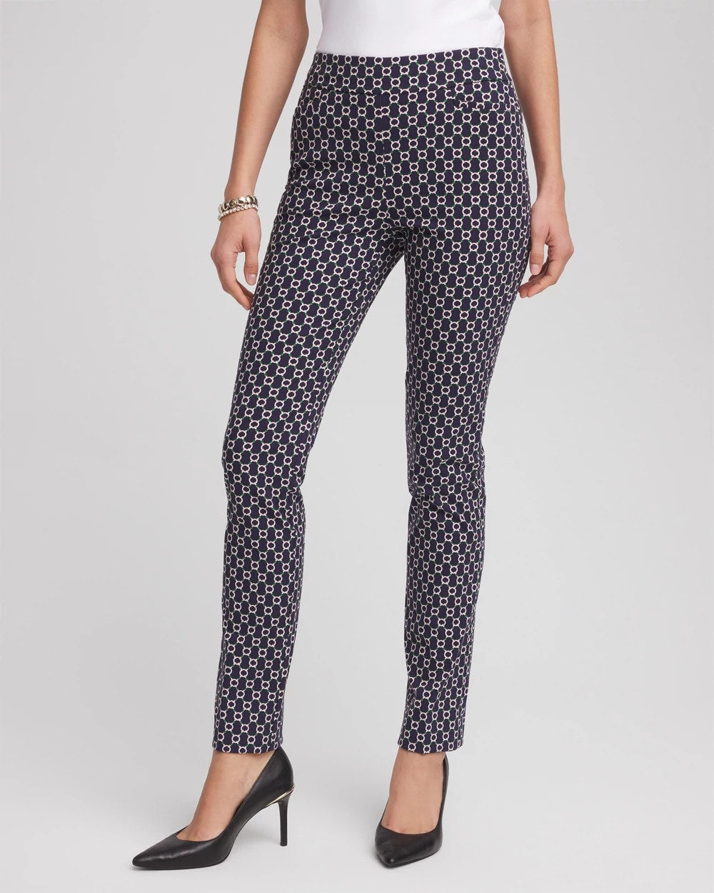 Chico's Quality | Brigitte™ Chain Connection Slim Pants