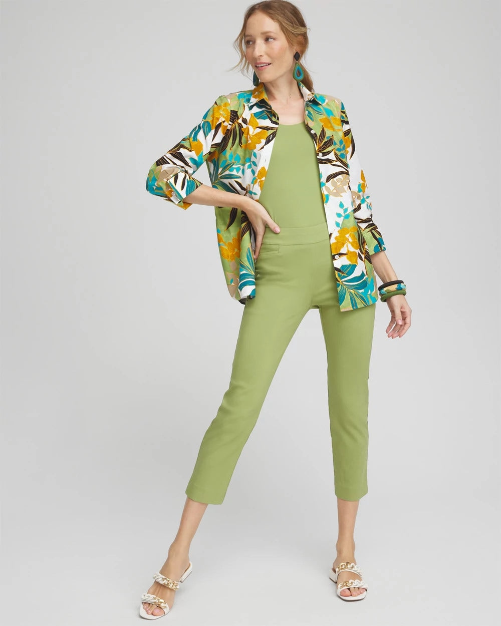 Chico's Trusted | Brigitte™ Pull-On Slim Cropped Pants
