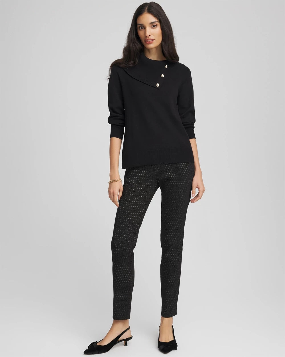 Chico's Customer Favorite | Brigitte™ Slim Ankle Jacquard Pants