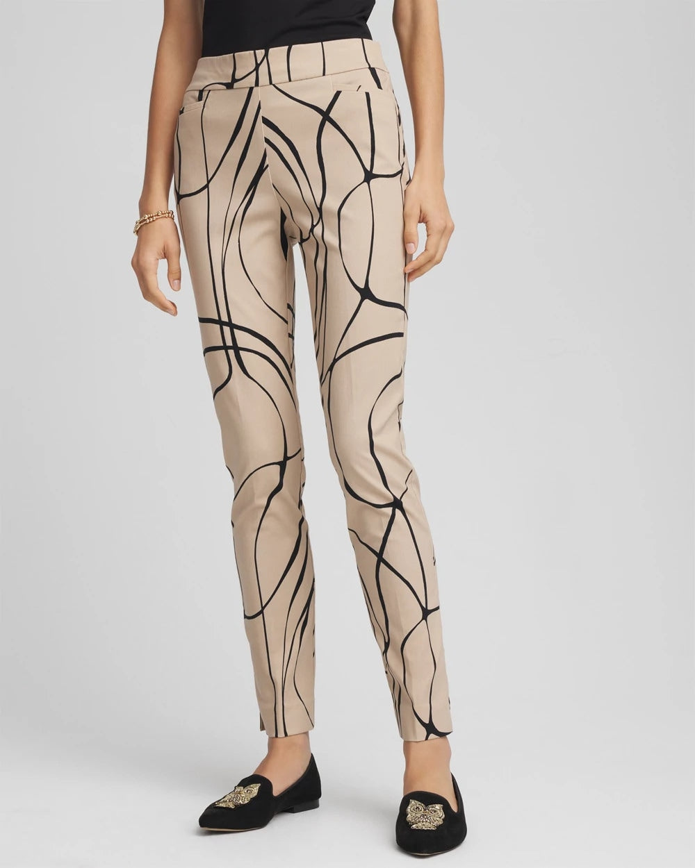 Chico's Sale | Brigitte™ Golden Leaf  Slim Ankle Pants