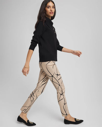 Chico's Sale | Brigitte™ Golden Leaf  Slim Ankle Pants