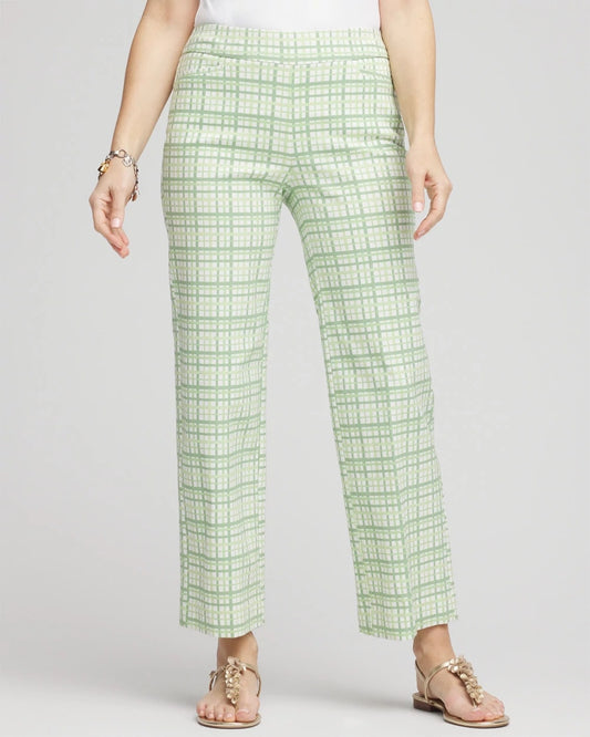 Chico's Popular | Brigitte™ Wide Leg Plaid Cropped Pants