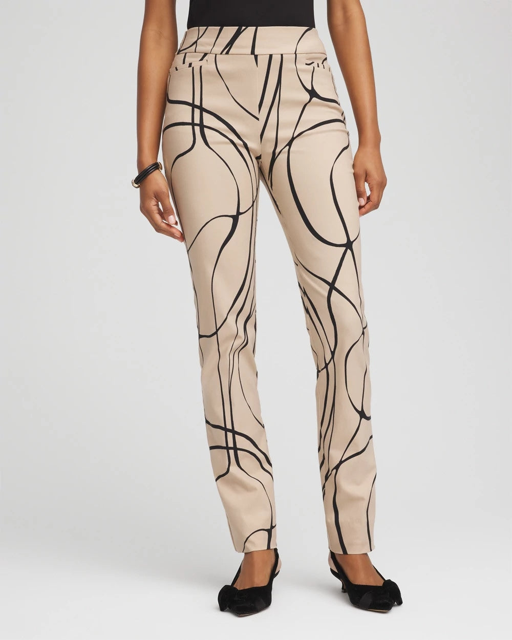 Chico's Trending | Brigitte™ Golden Leaf Slim Full-Length Pants