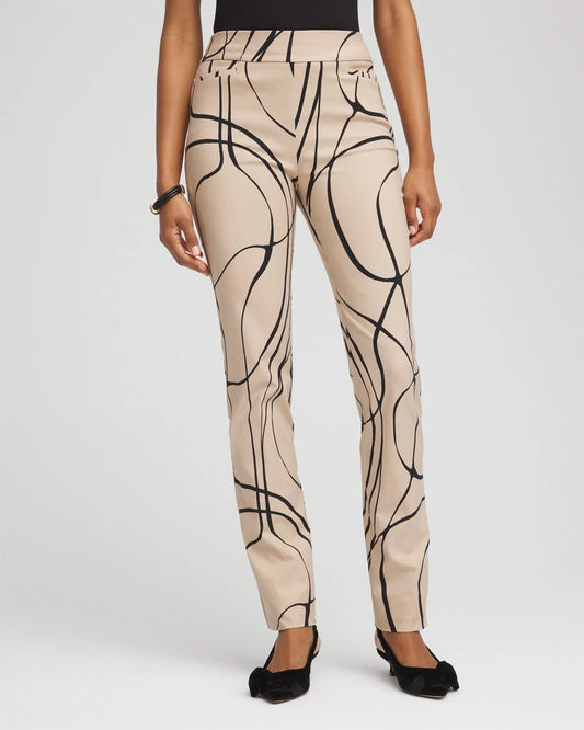 Chico's Trending | Brigitte™ Golden Leaf Slim Full-Length Pants