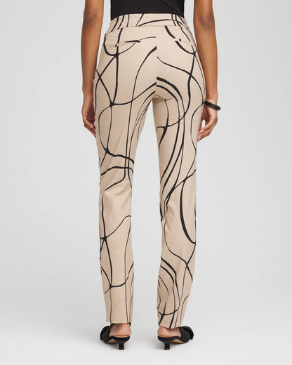 Chico's Trending | Brigitte™ Golden Leaf Slim Full-Length Pants