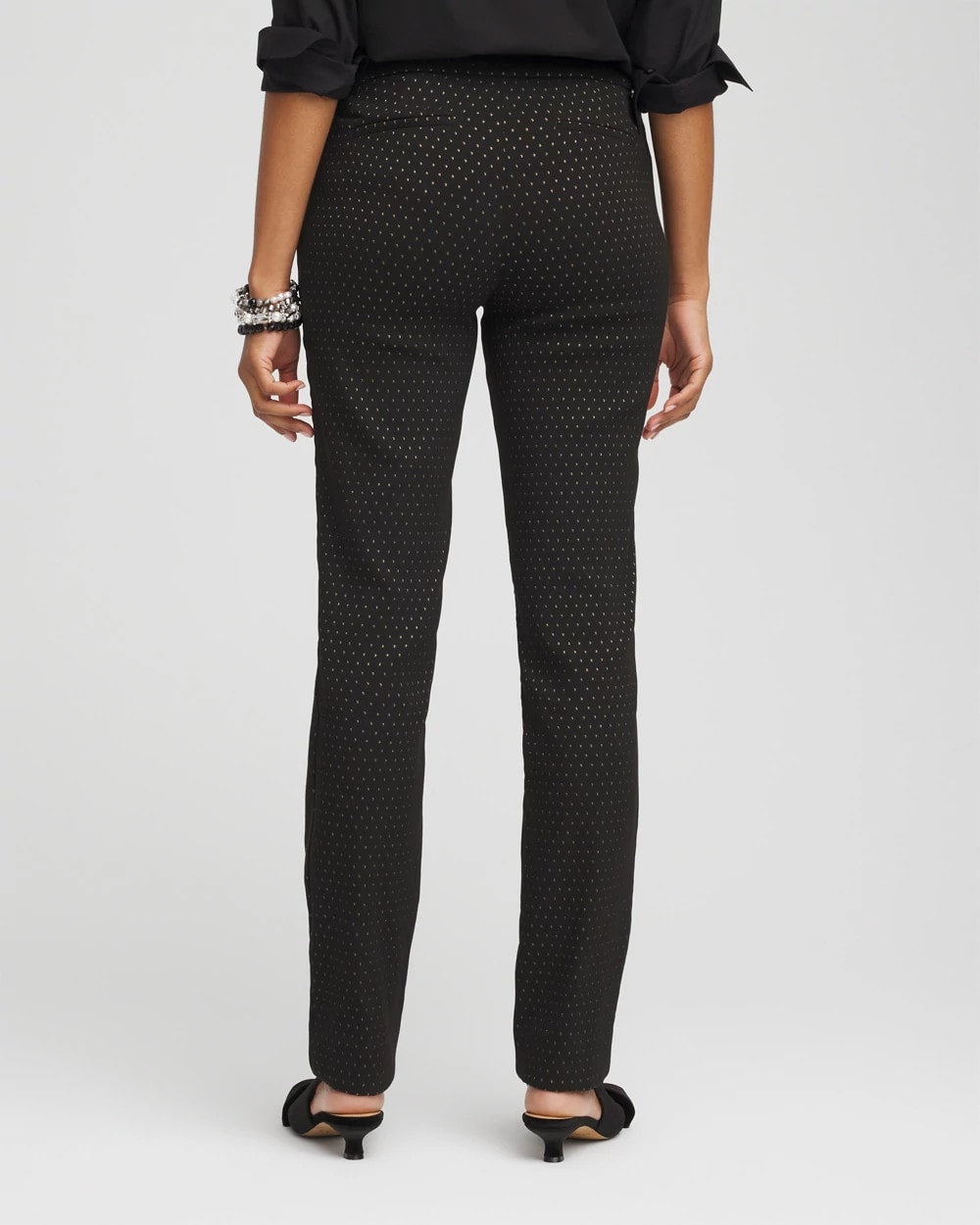 Chico's Popular | Brigitte™ Slim Full-Length Jacquard Pants