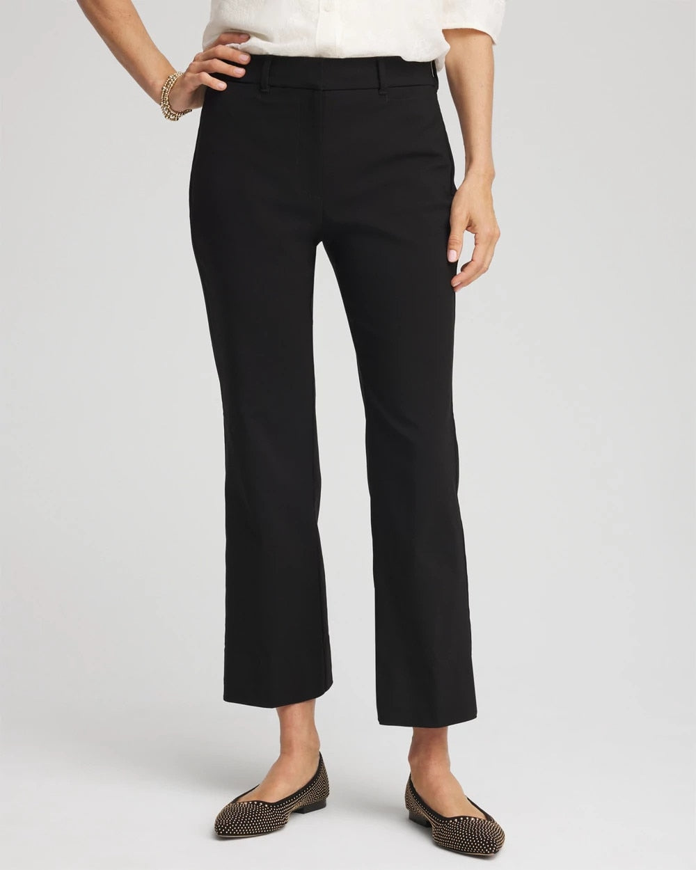 Chico's Great Value | Emme Cropped Flared Pants