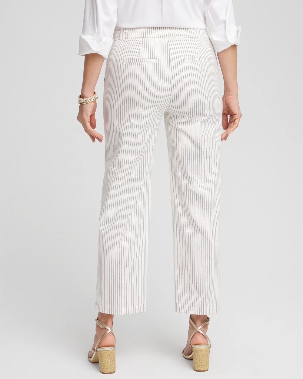 Chico's Special Offer | Emme Striped Sailor Straight Crops