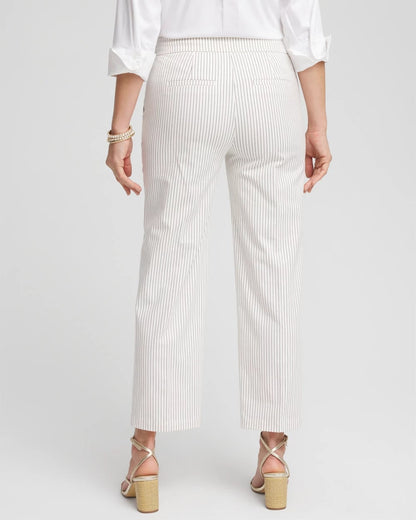Chico's Special Offer | Emme Striped Sailor Straight Crops