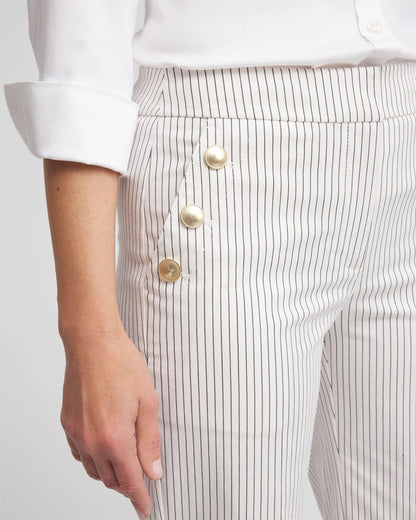Chico's Special Offer | Emme Striped Sailor Straight Crops